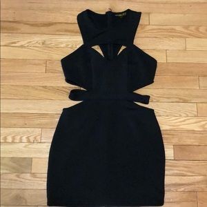 Black Cut-out Dress